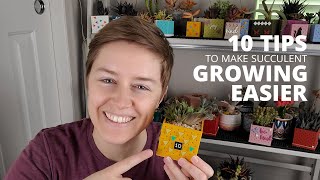 10 Things Ive learned growing succulents for 10 years [upl. by Deevan]