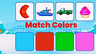 Colors connection Picture Matching GamesKids TV A to Z [upl. by Cookie]