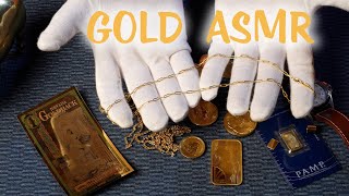 18K GOLD ASMR lots of clinking metals preciousmetals bullion [upl. by Deny]