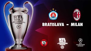 HIGHLIGHTS SLOVAN BRATISLAVAMILAN 23 26112024 RTL 1025 In Champions League [upl. by Orel]