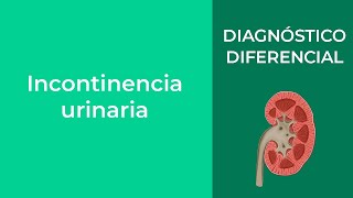 Incontinencia urinaria Diagnóstico diferencial [upl. by Animsaj932]