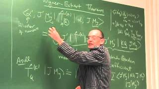 UNM Phys 531 2011 Lec15 Wigner Eckart Theorem Selection Rules 1 [upl. by Tung711]