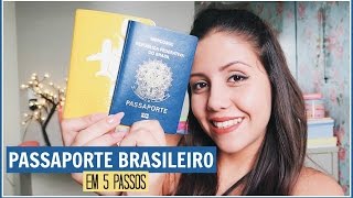 COMO TIRAR O PASSAPORTE EM 5 PASSOS DETALHADO [upl. by Yziar]