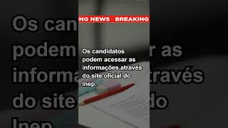 Enem 2024 local de prova é divulgado pelo Inep saiba como acessar [upl. by Eisenberg67]