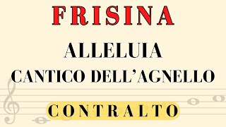 Frisina  Alleluia cantico dellagnello CONTRALTO [upl. by Keese]