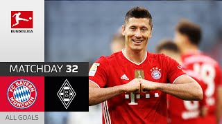 39 Goals HatTrick for Lewandowski  FC Bayern München  Borussia Mgladbach  60  All Goals [upl. by Nylek]