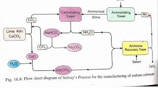 MANUFACTURING OF SODIUM CARBONATE SOLVAY PROCESS AND UREA FLOW SHEET DIAGRAMS [upl. by Kerrin136]