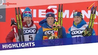 Klaebo returns on top of the podium in Mens Pursuit at Toblach  Highlights [upl. by Riggins]