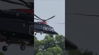 AW139 Take off aw139 helicopter helicoptertakeoff takeoff aviation flight [upl. by Einnok]