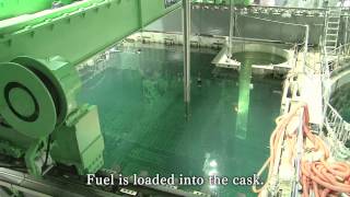 Removal of nuclear fuel assemblies from Fukushima Daiichi nuclear power plant [upl. by Anirazc911]