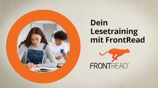 3 Dein Lesetraining mit FrontRead [upl. by Gerfen]