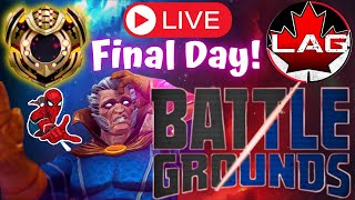 Live Battlegrounds Final Day Of The Season  Marvel Contest of Champions [upl. by Sayres]