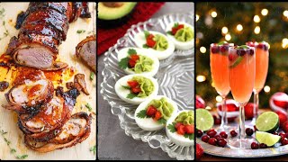 Christmas Food Ideas  Christmas Eve Dinner Ideas  Xmas Appetizers  Christmas Food Ideas for Party [upl. by Matejka430]