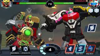 Thunder Megazord Mighty Morphin Power Rangers Legacy Wars [upl. by Vogel]