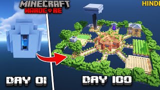 I Survived 100 Days on Single Igloo Only World in Minecraft Hardcore hindi [upl. by Lorain438]