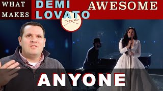 What Makes Demi Lovato Anyone Live AWESOME Dr Marc Reaction amp Analysis [upl. by Olraced]