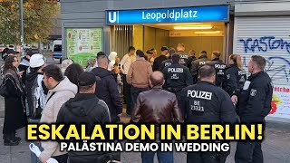 Arabische Demo eskaliert komplett 😱🔥 Berlin Wedding [upl. by Decato]