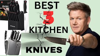 Best 3 Knife Sets to BuyAstercook knife set 1 [upl. by Zerep659]