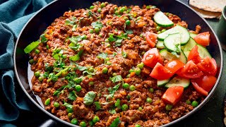 Easy Keema Curry Minced Beef Curry thats ready in 30 minutes [upl. by Neukam]