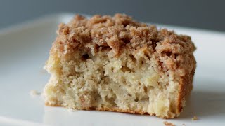 How to Make Apple Streusel Coffee Cake Easy Apple Crumble Cake Recipe [upl. by Oram]