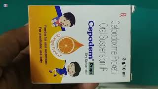 Cepodem Drops  Cepodem Drops Dry Suspension  Cefpodoxime Proxetil Oral Suspension IP Use  Cepodem [upl. by Aivil]