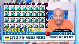 Neues CALLINFormat im deutschen Fernsehen  GeldregenTV auf Freenet Shopping Folx Quiz is back [upl. by Esenaj]