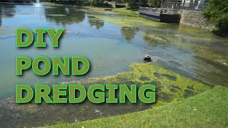 DIY Pond Dredging Homemade alternatives [upl. by Sarene178]