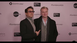 Christopher Nolan receives Trailblazer Award from Robert Downey Jr at Sundance Film Fest  1182024 [upl. by Lindie]