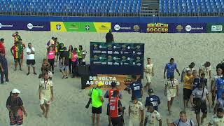 SAMPAIO CORRÊA MA X VASCO DA GAMA RJ  CIRCUITO BRASIL DE BEACH SOCCER BETNACIONAL [upl. by Ahsait]