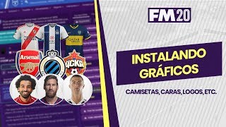 ¿CÓMO INSTALAR GRÁFICOS EN FOOTBALL MANAGER 2020  Regista13 [upl. by Antonetta]