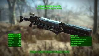 Fallout 4 Best weapons series INSTIGATING GAUSS RIFLE sniper rifle with 3087 dmg [upl. by Vento839]