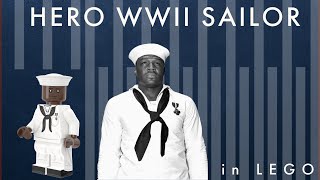 Doris Miller  Custom Lego WW2 HERO  By Brickmania [upl. by Alcine185]