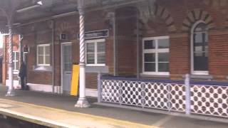 Herne Bay Station Kent  arrival and departure west [upl. by Davide]