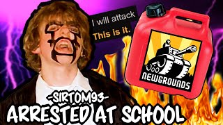 When Newgrounds Stopped An Arson Threat The Fall of SirTom93 [upl. by Ruhtua290]