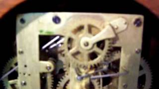 1874 Waterbury Clock Movement Working  Mesmerizing [upl. by Haswell]