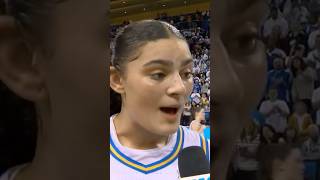 Lauren Betts postgame sideline interview [upl. by Elda]