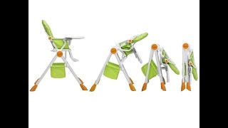 Baby highchair  Chicco Pocket Lunch Highchair Jade GreenReview [upl. by Ellata339]