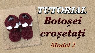 Botosei crosetati  Model 2 irenesimon crochet [upl. by Ariajay770]