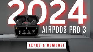 AIRPODS PRO 3 RELEASING NEXT WEEK  NEW 2024 AIRPODS PRO 3 LEAKED [upl. by Arjan]