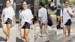 FATIMA SANA SHEIKH SPOTTED AT GYM IN BANDRA  fatimasanashaikh vrialvedio trending video [upl. by Anu]