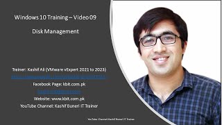 Windows 10 Training  Video 09  Disk Management [upl. by Eitsym]