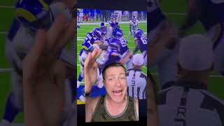 No face mask call Vikings vs Rams game nflnews nflreaction nfltalk [upl. by Underwood]