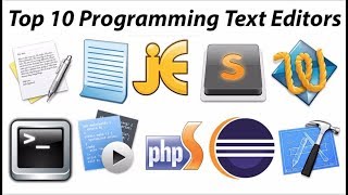 Top 10 PROGRAMMING Software Text Editors For WRITING Code [upl. by Ringler667]