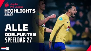 ALLE DOELPUNTEN ⚽🔥 Jupiler Pro League Highlights GD27 [upl. by Reve]