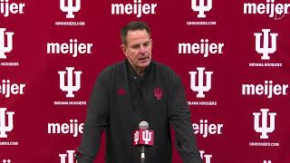 IU football coach Curt Cignetti Monday QampA — Purdue week [upl. by Snilloc]