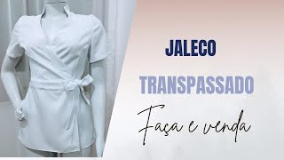 DIY  JALECO TRANSPASSADO COM GOLA [upl. by Nale]