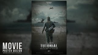 Make an Dunkirk Inspired Movie Poster in Photoshop [upl. by Nylessoj]