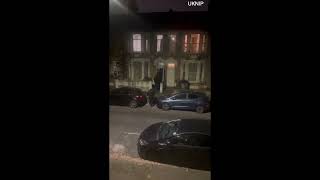 Armed Police Smash Down Front door of Ilford Property After Stabbing Incident [upl. by Idaline]