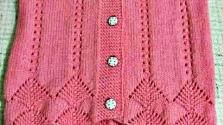 Handmade Cardigan with Heavy Jali BorderExpert level KnittingMust watch knitting projectDesign394 [upl. by Vardon]