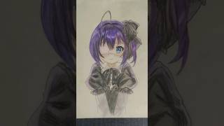 Drawing Rikka Takanashidrawingrikkatakanashi viral [upl. by Elleivap]